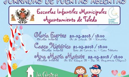 El Ayuntamiento de Toledo organiza jornadas de puertas abiertas en las escuelas infantiles municipales