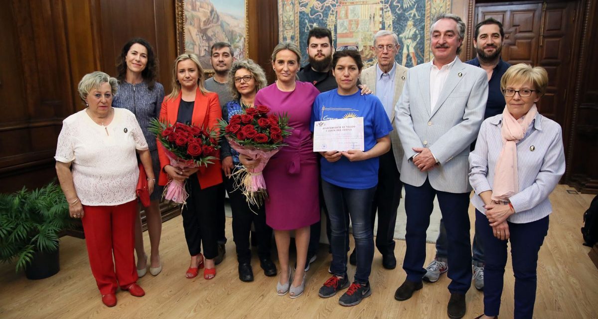 La alcaldesa felicita a la Asociación Provincial de Floristas por el trabajo realizado en la carrera procesional con motivo del Corpus