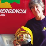 María Luisa Cabañero, primera mujer bombero del país y nadadora con varios récords Guinness y títulos mundiales