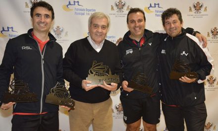 Los toledanos Javier Abián, David de la Cruz y Miguel Ángel Polo logran trofeo en el V Circuito Nacional Senior de Bádminton ‘Ciudad de Toledo’