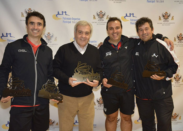 Los toledanos Javier Abián, David de la Cruz y Miguel Ángel Polo logran trofeo en el V Circuito Nacional Senior de Bádminton ‘Ciudad de Toledo’