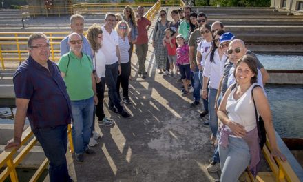 El Ayuntamiento realiza una Jornada de Puertas Abiertas en la ETAP del Cerro de los Palos para concienciar sobre el uso del agua