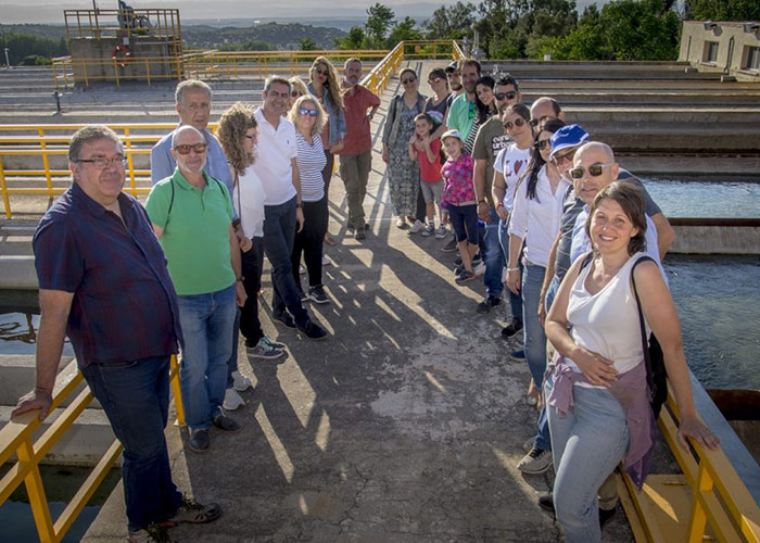 El Ayuntamiento realiza una Jornada de Puertas Abiertas en la ETAP del Cerro de los Palos para concienciar sobre el uso del agua