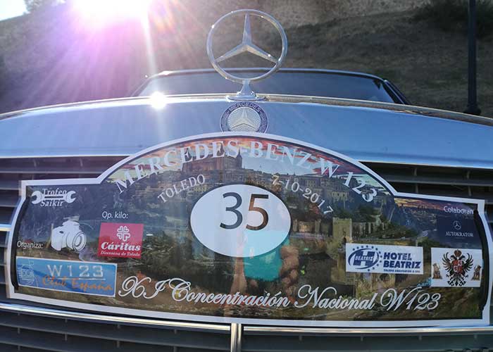 Autokrator Mercedes-Benz patrocina la concentración nacional de Mercedes clásicos