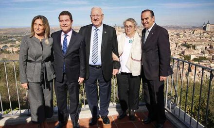 La alcaldesa de Toledo acompaña al presidente de Israel en una “emotiva visita” de Reuven Rivlin a la ciudad