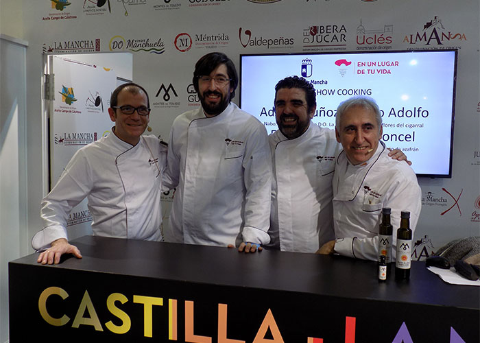Los reputados chefs Adolfo Muñoz y Enrique Pérez inauguran las sesiones de showcooking en FITUR 2018