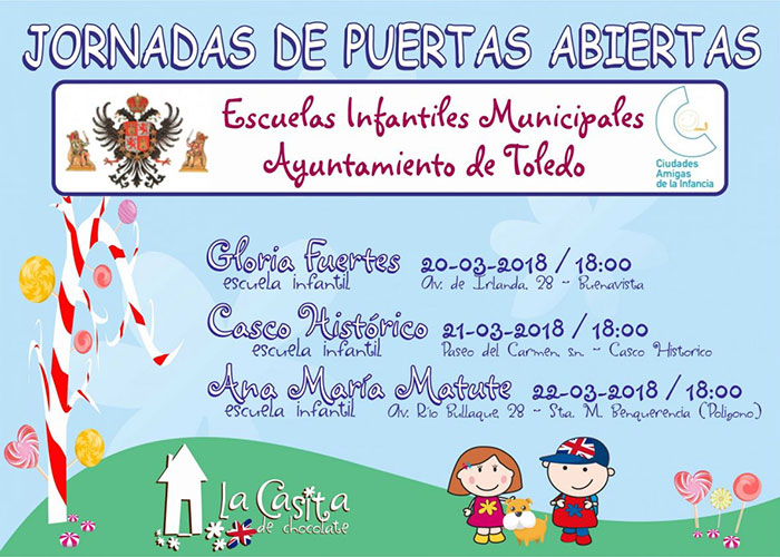 El Ayuntamiento de Toledo organiza jornadas de puertas abiertas en las escuelas infantiles municipales