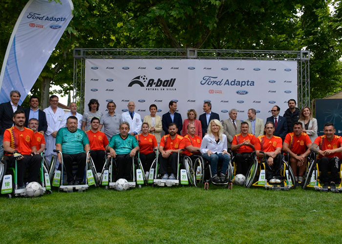 El Ayuntamiento respalda la presentación nacional del A-Ball, una nueva modalidad deportiva de fútbol en silla de ruedas