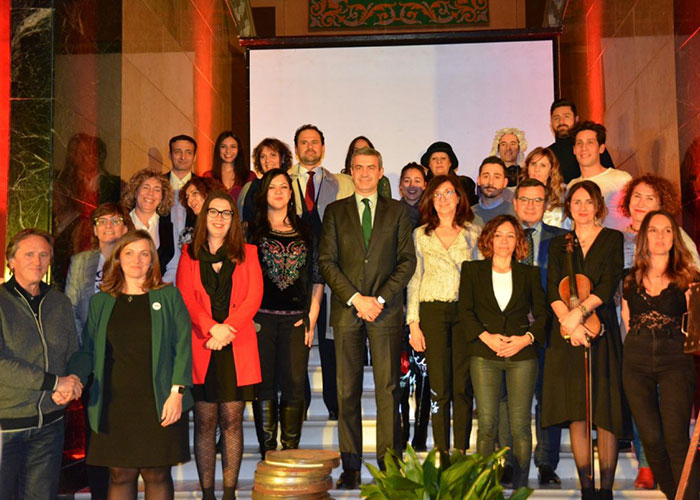 El Gobierno local, en la presentación de la tercera edición del Festival Únicas organizado por la Diputación en torno al 8-M