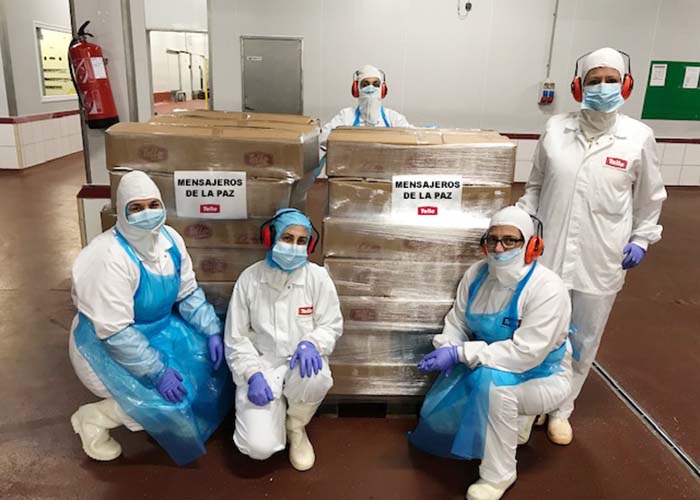 Grupo Tello donó en abril más de cinco toneladas de alimentos para familias desfavorecidas