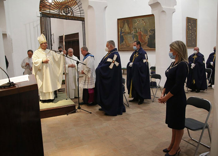 La alcaldesa asiste al acto de entrega del Collar Mozárabe al arzobispo de Toledo, Francisco Cerro
