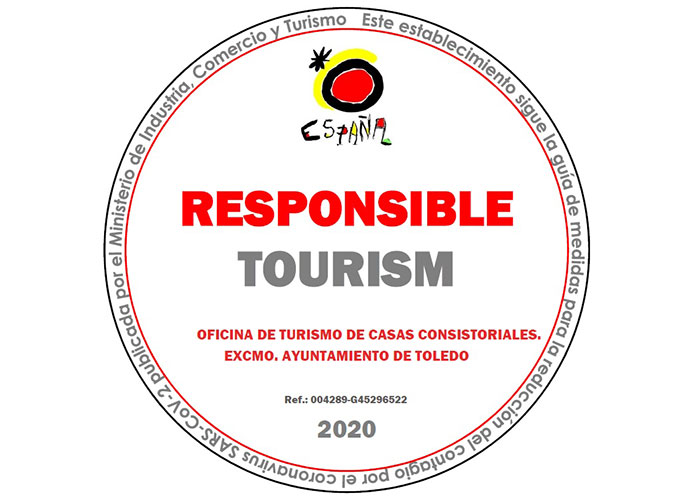 El Ayuntamiento de Toledo cuenta ya con el sello de ‘Turismo Responsable’ del Ministerio que garantiza un servicio de calidad y seguro al visitante