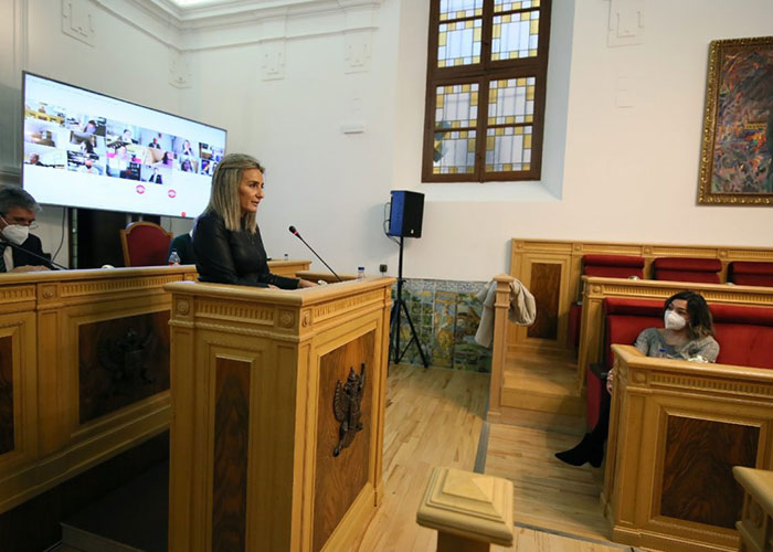 La alcaldesa de Toledo destaca la ingente labor de los medios humanos y materiales que se activaron para paliar los efectos de ‘Filomena’