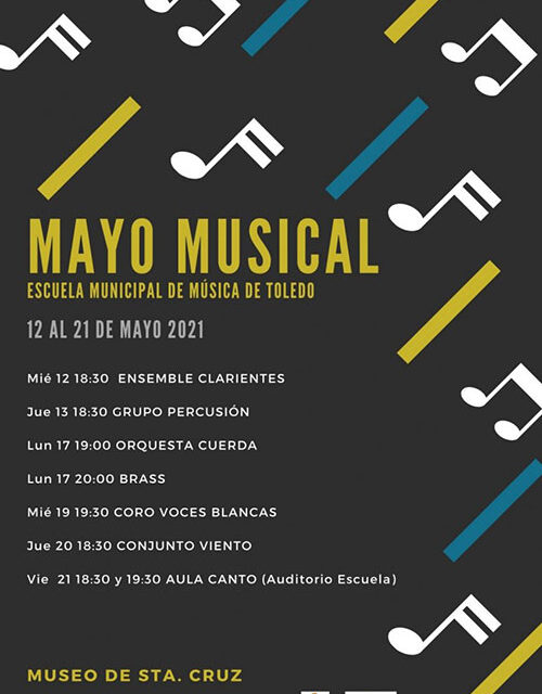 La Escuela Municipal de Música Diego Ortiz ofrece ‘Mayo Musical’ y mantiene abiertas las preinscripciones hasta el 28 de mayo